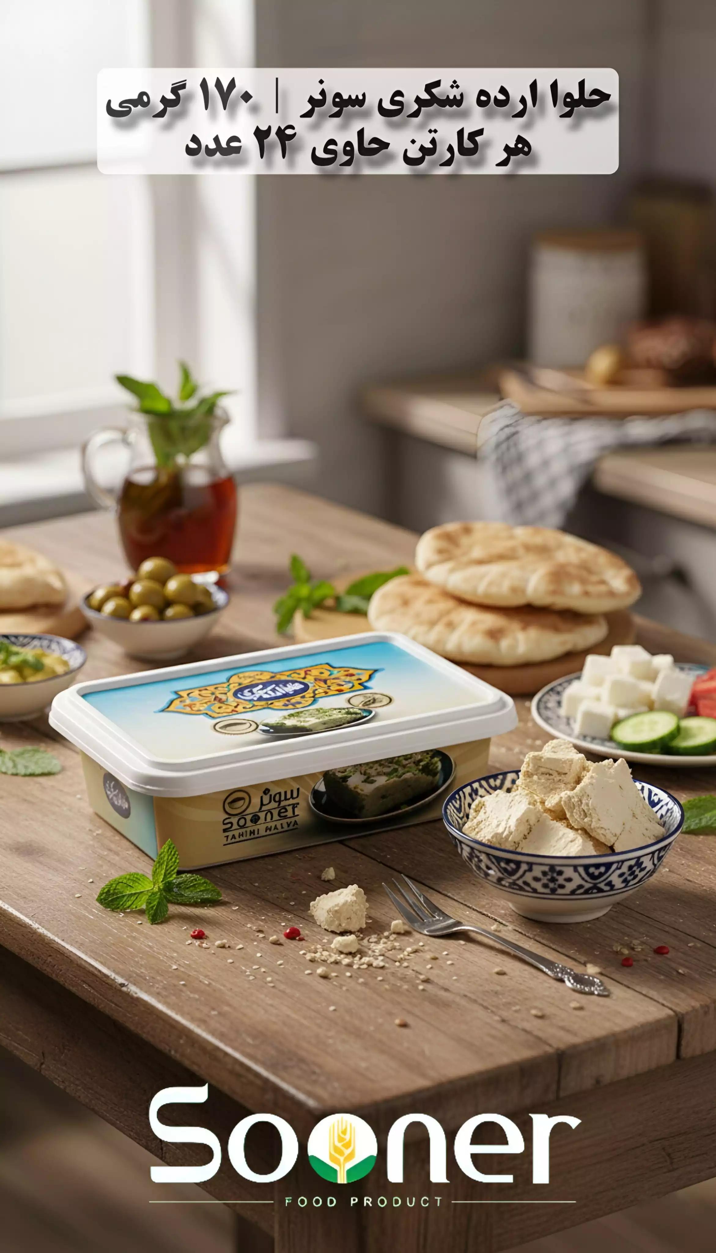 حلوا شکری 170 گرمی سونر