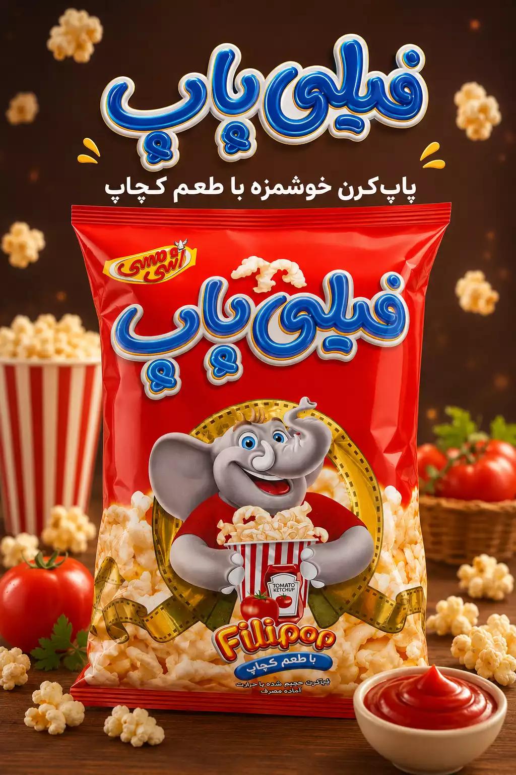 اسنک فیلی پاپ کچاپ خانواده 18 عددی اشی مشی 
