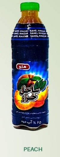 نوشیدنی یک لیتری هلو  ساحل خزر